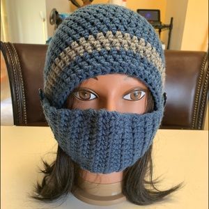 Handmade crochet hat and mask